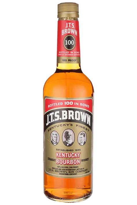 JTS Brown 100 Proof 4 Year Bourbon Whiskey