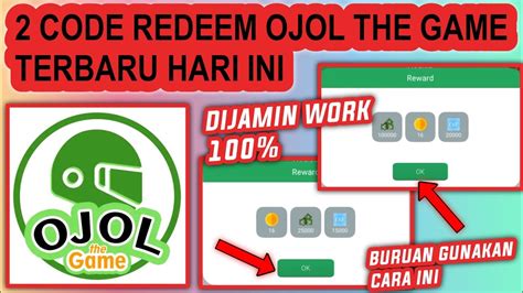 2 Code Redeem Ojol The Game Hari Ini Dijamin 100 YouTube