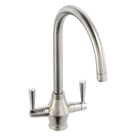 Abode Astral Brushed Nickel Monobloc Kitchen Mixer Tap At1157