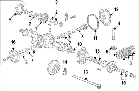 Chevy Silverado 2500 Rear Axle Assembly