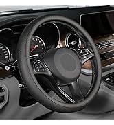 Amazon Seg Direct Black Microfiber Leather Auto Car Steering Wheel