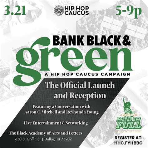 Hhc Bbg Launch Reception Main Flyer V Hip Hop Caucus