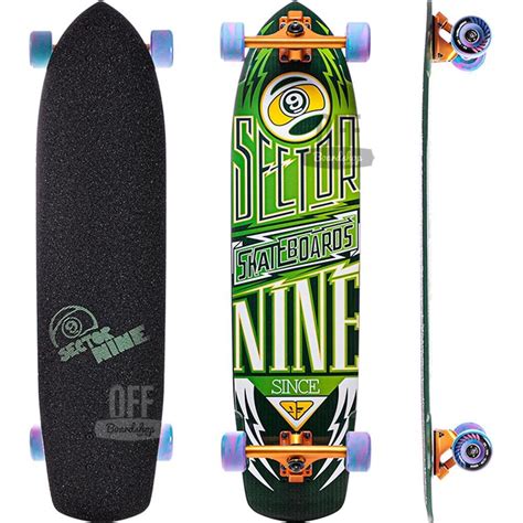 Longboard Sector 9 Carbon Flight Green Off Boardshop Offboardshop