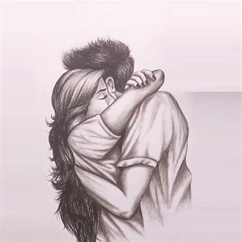 How to draw Girl Hugging her Boy - How to draw Girl Hugging her Boy ...