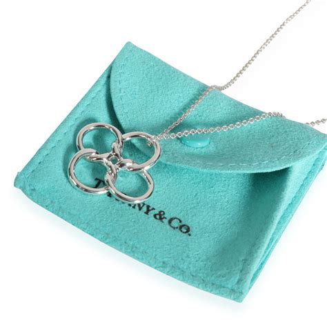 Tiffany And Co Elsa Peretti Quadrifoglio Pendant In Sterling Silver Mygemma Item 110946