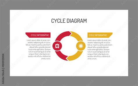 Cycle diagram template Stock Vector | Adobe Stock