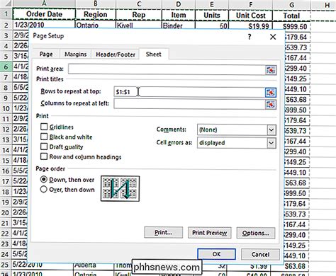 Come Ripetere Righe O Colonne Specifiche Su Ogni Pagina Stampata In