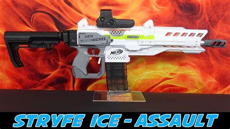 Review Nerf Modulus Stryfe Ice Assault Kit Von Rearmory Youtube