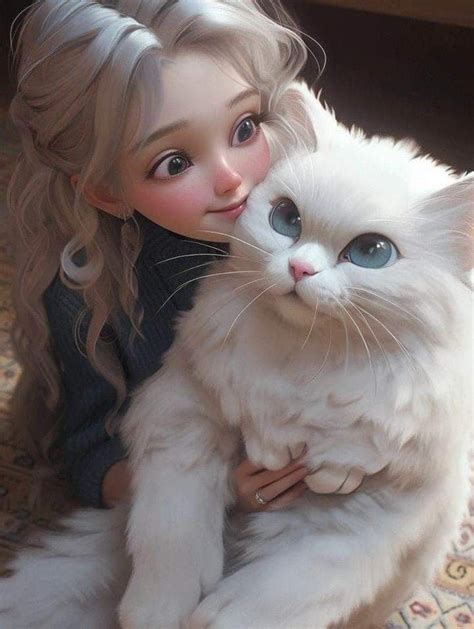 Pin By Marwa Said On Anime Girly Art Illustrations Girly Art Cat