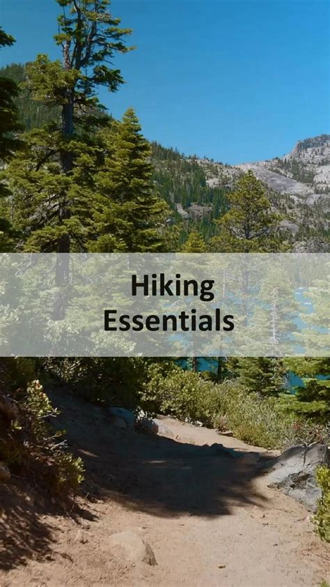 Hiking Essentials- Some gear to consider for your hiking adventures ...