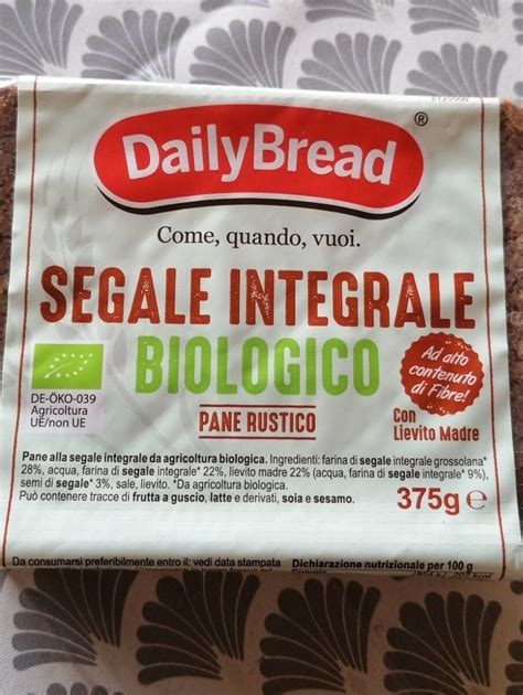 Pane Segale Integrale Biologico