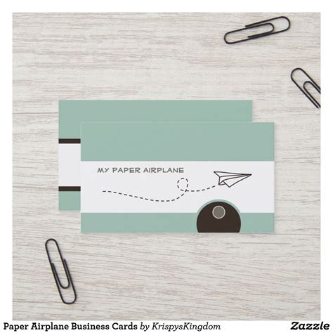 Paper Airplane Business Cards Paper Airplanes Business