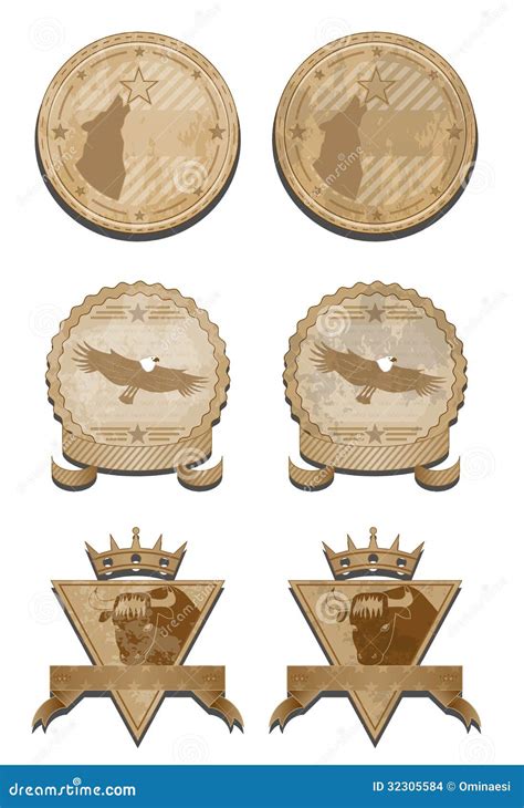 Badges Vector Set Stock Vector Illustration Of Royal 32305584