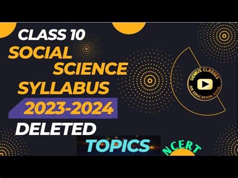 Cbse Social Science Complete Syllabus For Class Th Cbse