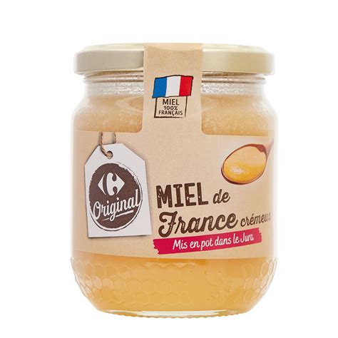 Miel de France crémeux CARREFOUR ORIGINAL le pot de 375g à Prix Carrefour