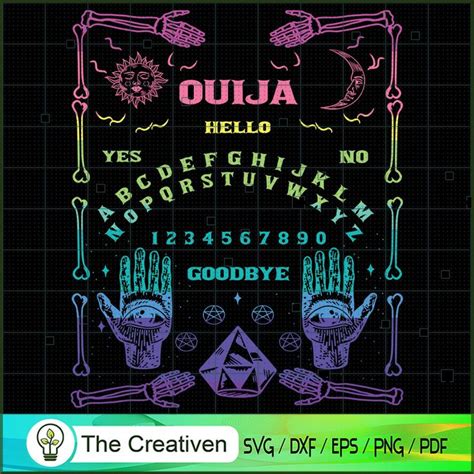 Ouija Board Goth Witchcraft Witch Wicca Svg Halloween Svg Witch Svg