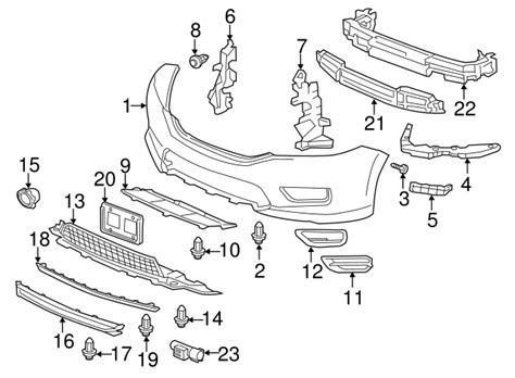 T W A Duct R Front Bumper Side Honda Accord