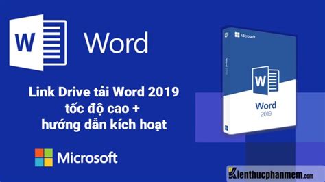 Tải Microsoft Word 2019 miễn phí Key kích hoạt cập nhật mới nhất KTPM