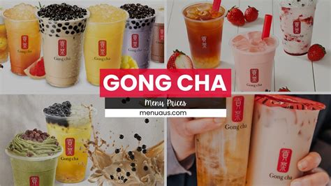 Gong Cha Menu Australia Updated Prices