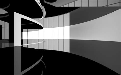 Premium Photo Abstract Smooth Architectural White And Black Gloss