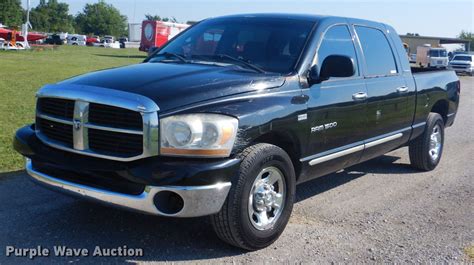 2006 Dodge Ram 1500 Mega Cab Pickup Truck In Collinsville Ok Item Ft9395 Sold Purple Wave