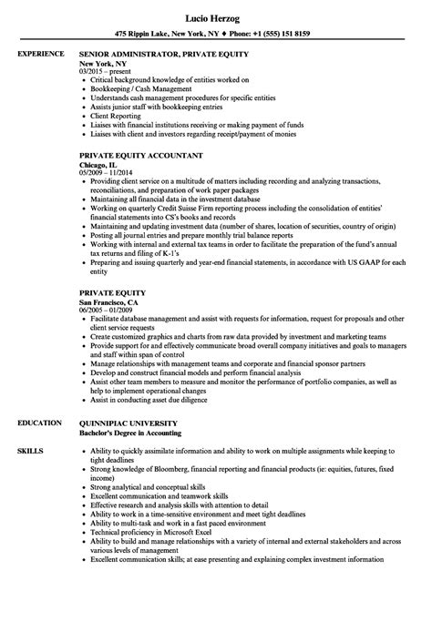 Privagte Equity Resume Examples Private And Guide 10 Tips