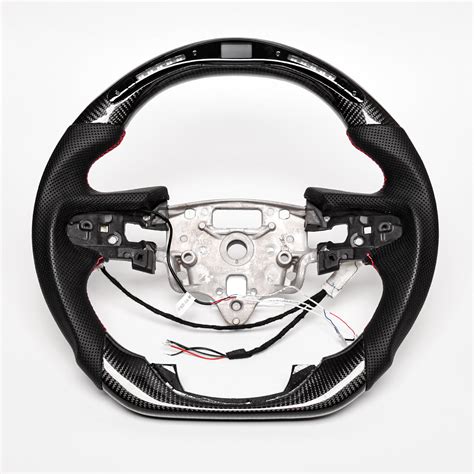 Revolve Carbon Fiber W Heated Customized Led Steering Wheel For 2019 2 Revolvesteering