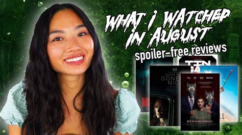 What I Watched In August Horror Movie Review Round Up Spoiler Free