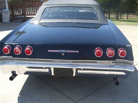 1965 Chevy Impala SS 4 Speed Muncie - Factory Original Triple Black ...