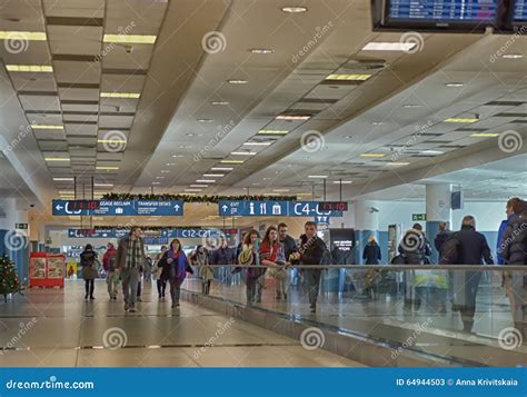 Inside Vaclav Havel Airport Prague Editorial Stock Photo Image Of