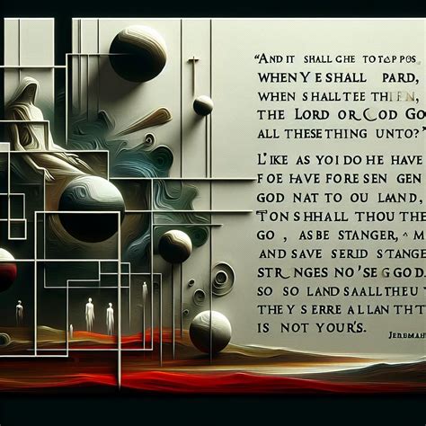 What does Jeremiah 5:19 mean? | Bible Art