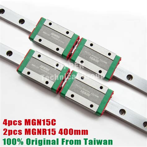 HIWIN MGN15C Slide Block With 400mm MGN15 Linear Motion Guide Rail For