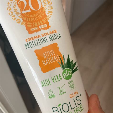 Biolis Nature Crema Solare SPF 20 Reviews Abillion