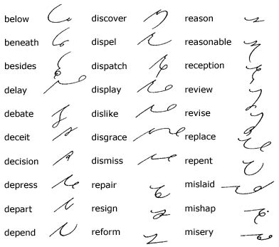 Unit 18 - Gregg Shorthand