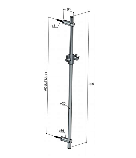 Hotbath Cobber IBS 20A Inbouw Doucheset Zwart Chroom Met Ronde