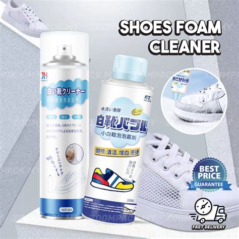 zoompack shoes sneakers foam cleaner spray bubble mousse cleaning stain
