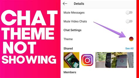 How To Fix Instagram Chat Theme Option Not Showing On Android And Ios 2023 Youtube