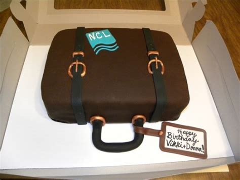 Suitcase Luggage Cake