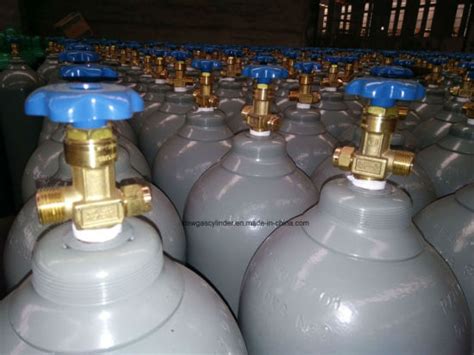 China 50 Liter 200 Bar Industrial Gas Cylinder With Helium Gas China