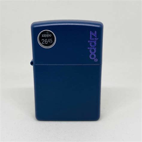 Encendedor Zippo Azul Marino Mate Regalo Cuotas Sin Inter S