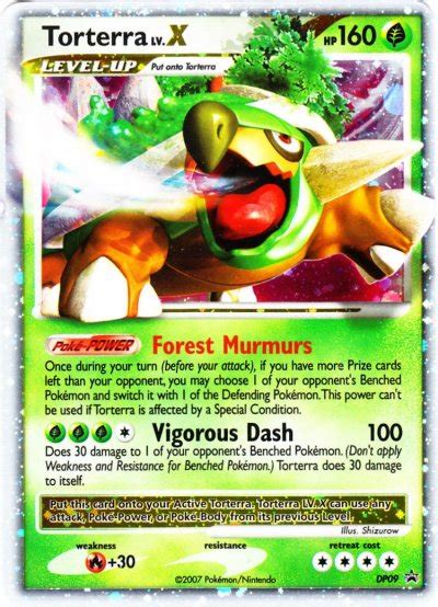 Serebii.net Pokémon Card Database - DP Promo - #9 Torterra Lv. X