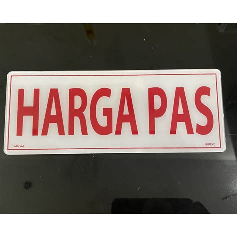 Jual Sticker Stiker Tempel Papan Bahan Acrylic Akrilik Signage Harga