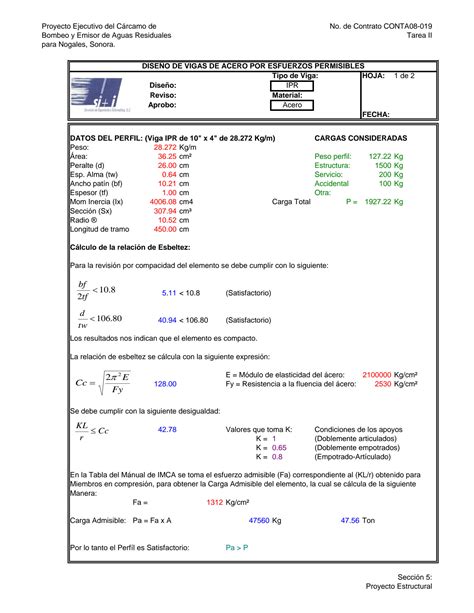 SOLUTION Formato De Calculo Para El Diseno Viga Ips Studypool