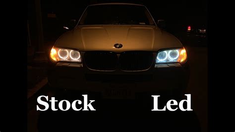 Bmw E83 X3 Angel Eyes Led With Xenon Upgrade For 20 Youtube