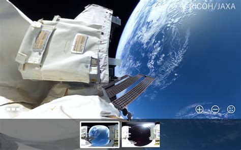 リコーTHETAで撮影した宇宙の360度映像を公開 ITmedia NEWS