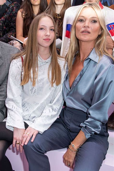 Fashion Week Kate Moss et sa fille Lila Grace stars du défilé Dior