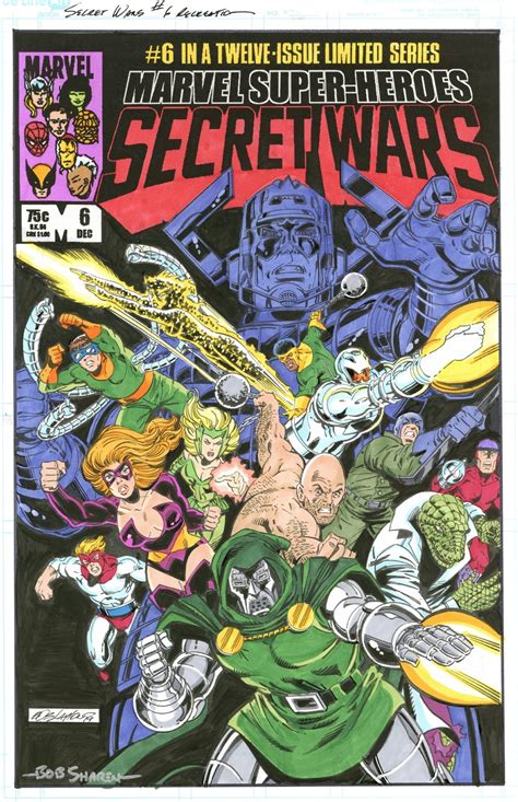 Marvel Secret Wars 6 Cover Recreation By Bob Layton In Shaun Clancy S