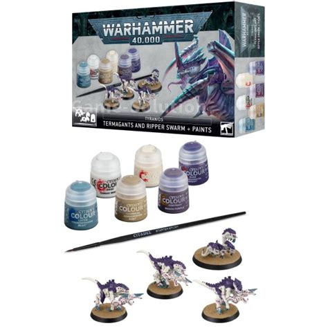 Warhammer 40 000 Tyranids Termagants And Ripper Swarm Paints 60