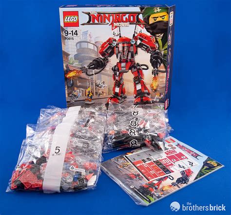 LEGO Ninjago Movie 70615 Fire Mech [Review] - The Brothers Brick | The Brothers Brick