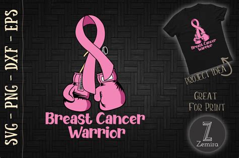 Breast Cancer Awareness Warrior By Zemira TheHungryJPEG